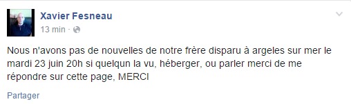 Appel à témoin : un habitant de Montivilliers porté disparu à Argelès-sur-Mer Appel à témoin : un habitant de Montivilliers porté disparu à Argelès-sur-Mer