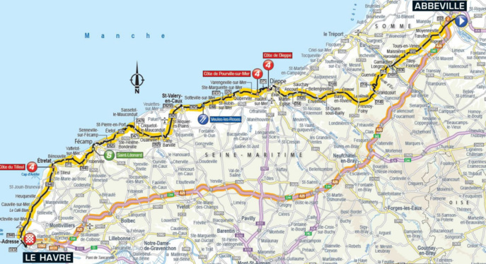 Le parcoiurs en Seine-Maritime. Cliquez sur l'image pour l'agrandir Le parcoiurs en Seine-Maritime. Cliquez sur l'image pour l'agrandir