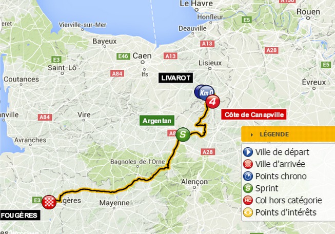 Tour de France cycliste : les infos pour suivre la 7e étape Livarot-Fougères aujourd'hui 