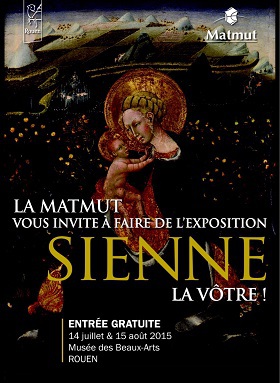 Exposition Sienne au Musée des Beaux-Arts à Rouen : visites gratuites mardi 14 juillet