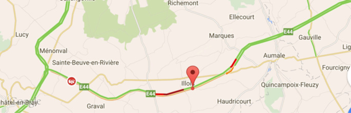 Accident de poids-lourds : l'A29 coupée en direction d'Amiens Accident de poids-lourds : l'A29 coupée en direction d'Amiens