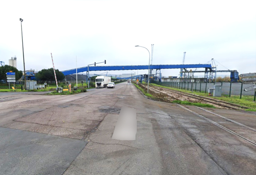 La collision s'est produite sur le boulevard Maritime, à Petit-Couronne