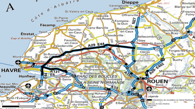 Manifestation des agriculteurs : circulation interdite pour les plus de 3,5 t en Seine-Maritime Manifestation des agriculteurs : circulation interdite pour les plus de 3,5 t en Seine-Maritime