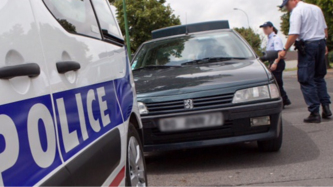 Photo d'illustration d'un contrôle de police