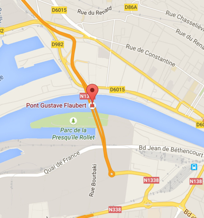 Rouen : le pont Flaubert et ses accès fermés à la circulation deux nuits de suite Rouen : le pont Flaubert et ses accès fermés à la circulation deux nuits de suite