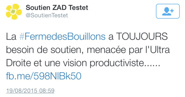 La ferme des Bouillons, près de Rouen, évacuée ce matin par les CRS ? Premières réactions La ferme des Bouillons, près de Rouen, évacuée ce matin par les CRS ? Premières réactions
