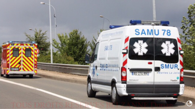 La jeune fille a été transportée sous assistance médicale et escorte policière à l'hôpital Necker à Paris