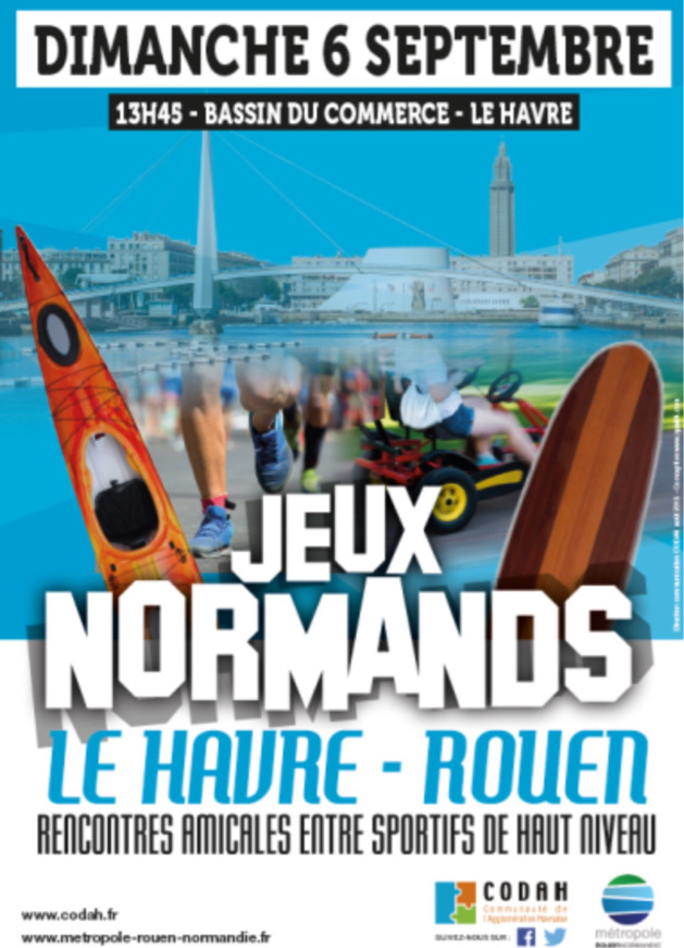 1ère édition des Jeux Normands : 60 athlètes de haut niveau se jettent à l'eau au Havre 1ère édition des Jeux Normands : 60 athlètes de haut niveau se jettent à l'eau au Havre