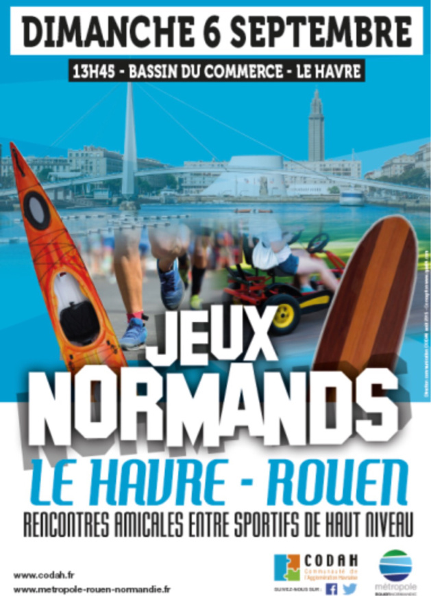 1ère édition des Jeux Normands : 60 athlètes de haut niveau se jettent à l'eau au Havre