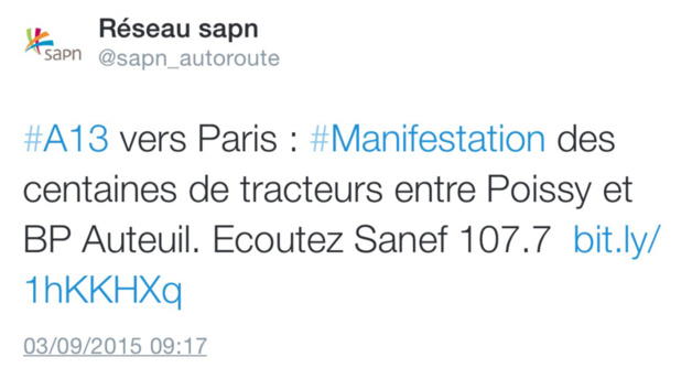 Manifestation des agriculteurs : les premiers tracteurs arrivent sur le périphérique parisien Manifestation des agriculteurs : les premiers tracteurs arrivent sur le périphérique parisien