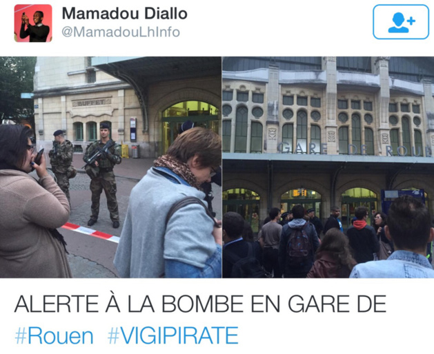 Alerte au colis suspect : la gare de Rouen évacuée ce soir, le déminage est attendu Alerte au colis suspect : la gare de Rouen évacuée ce soir, le déminage est attendu