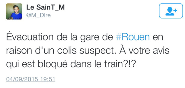 Alerte au colis suspect : la gare de Rouen évacuée ce soir, le déminage est attendu Alerte au colis suspect : la gare de Rouen évacuée ce soir, le déminage est attendu
