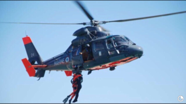 Évacuation médicale d'un marin au large de Jobourg Évacuation médicale d'un marin au large de Jobourg