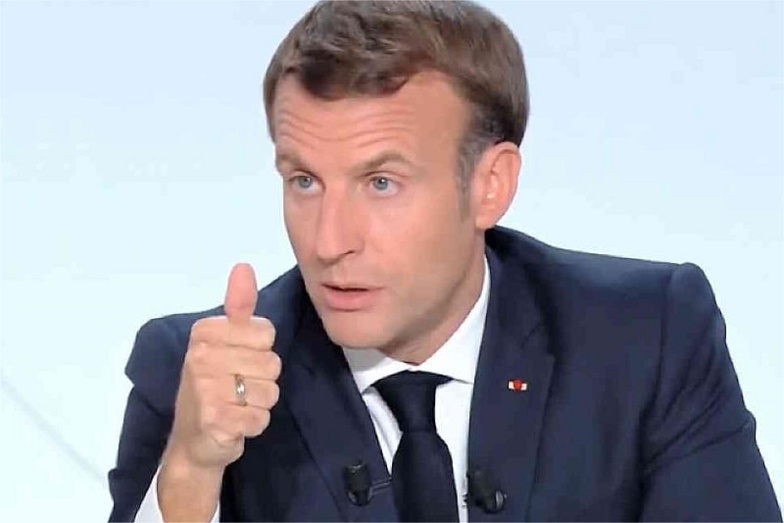 Emmanuel Macron - capture d'écran France 2 Emmanuel Macron - capture d'écran France 2