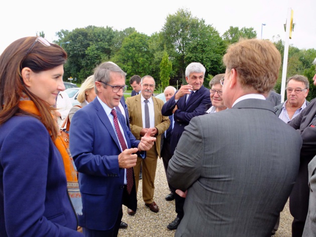 Les officiels lors de la visite inaugurale vendredi (Photo@DR) Les officiels lors de la visite inaugurale vendredi (Photo@DR)