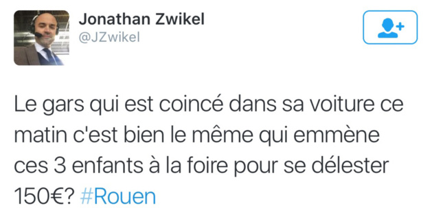 Manifestation des forains ce matin : circulation paralysée à Rouen Manifestation des forains ce matin : circulation paralysée à Rouen