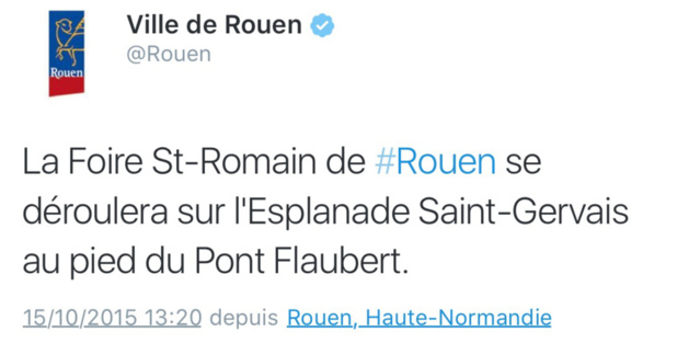 Foire Saint-Romain de Rouen : accord conclu, ce sera l'esplanade Saint-Gervais !