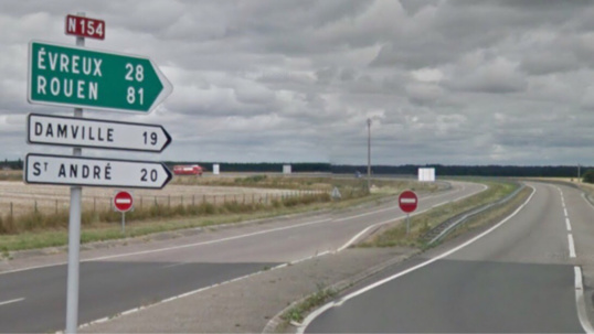 Accident de poids-lourds : la N154 coupée ce matin à La Madeleine-de-Nonancourt Accident de poids-lourds : la N154 coupée ce matin à La Madeleine-de-Nonancourt