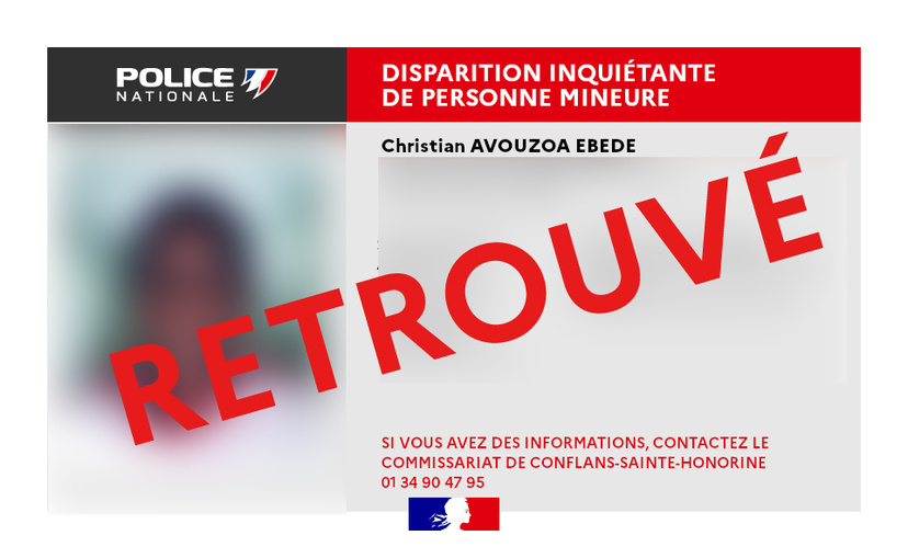 Christian, 13 ans, retrouvé en Seine-et-Marne : il avait disparu le 14 décembre à Chanteloup-lès-Vignes (Yvelines) Christian, 13 ans, retrouvé en Seine-et-Marne : il avait disparu le 14 décembre à Chanteloup-lès-Vignes (Yvelines)