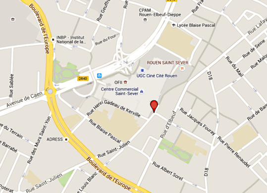Colis suspect à Rouen : périmètre de sécurité dans le quartier Saint Sever, ce matin Colis suspect à Rouen : périmètre de sécurité dans le quartier Saint Sever, ce matin