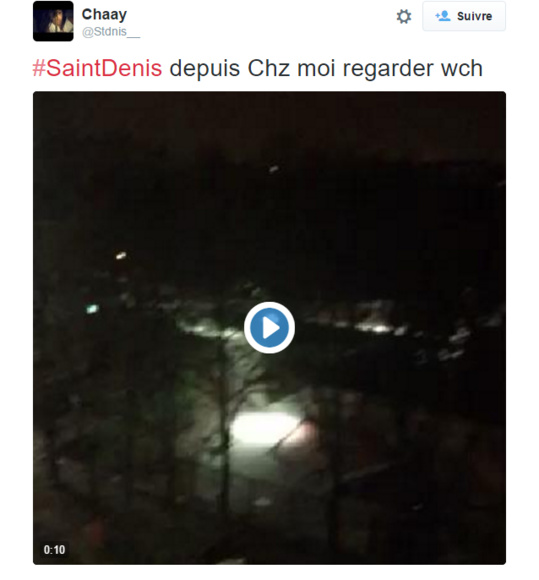 Fusillade et assaut ce matin à Saint-Denis, dans le secteur du Stade de France, près de Paris