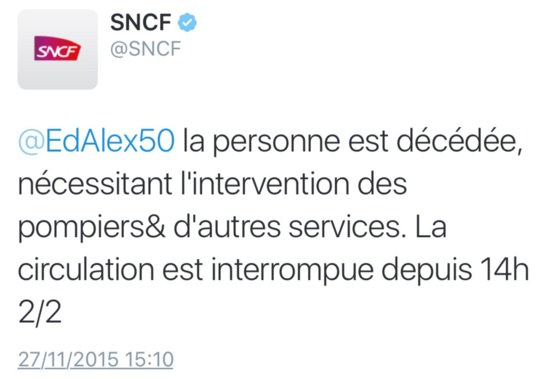 Accident mortel à la Garenne-Colombe (92): les trains retardés vers la Normandie Accident mortel à la Garenne-Colombe (92): les trains retardés vers la Normandie