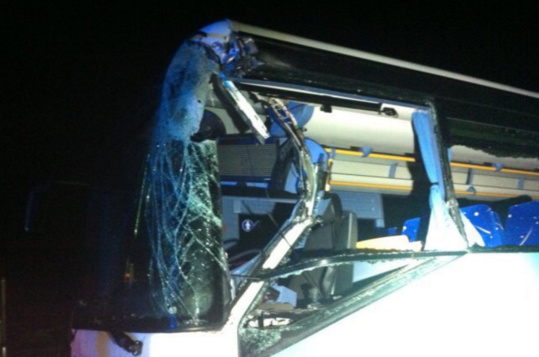 Collision entre un car scolaire et un tracteur près de Brionne : deux blessés, dont un enfant Collision entre un car scolaire et un tracteur près de Brionne : deux blessés, dont un enfant