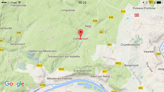Accident à Condécourt (Val d'Oise) : la D28 coupée dans les deux sens