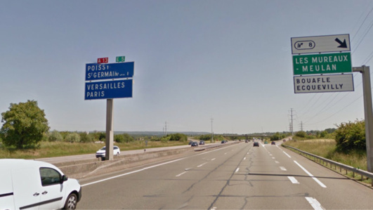 Circulation difficile sur l'A13 entre Mantes et Poissy (17 km) Circulation difficile sur l'A13 entre Mantes et Poissy (17 km)