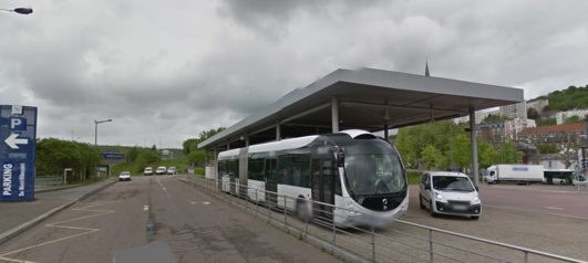 Les faits se sont produits au Pôle d'échange Téor du Mont Riboudet (Illustration@Google Maps) Les faits se sont produits au Pôle d'échange Téor du Mont Riboudet (Illustration@Google Maps)