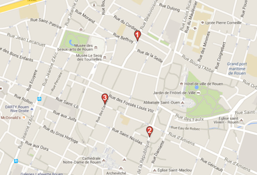 Deux jeunes amis agressés séparément par le même homme à une heure d'intervalle à Rouen Deux jeunes amis agressés séparément par le même homme à une heure d'intervalle à Rouen