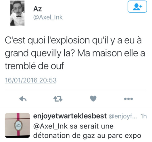 Explosion de gaz ce soir à Grand-Quevilly : deux personnes sous les décombres Explosion de gaz ce soir à Grand-Quevilly : deux personnes sous les décombres