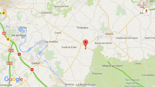 Une ferme en feu à Authevernes, dans l'Eure : 45 pompiers mobilisés