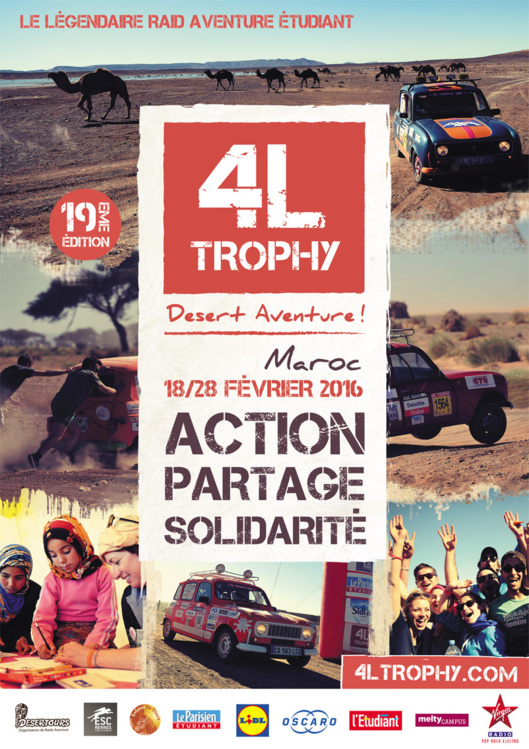 14 étudiants de l'EM Normandie engagés dans le 4L Trophy du 18 au 28 février 14 étudiants de l'EM Normandie engagés dans le 4L Trophy du 18 au 28 février