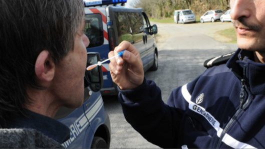 Eure : rétention de permis pour un jeune conducteur contrôlé positif aux stupéfiants à Brionne 