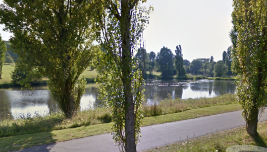 La Suzuki a été retrouvée dans l'eau d'un des étangs du parc de Rouelles (Illustration) La Suzuki a été retrouvée dans l'eau d'un des étangs du parc de Rouelles (Illustration)