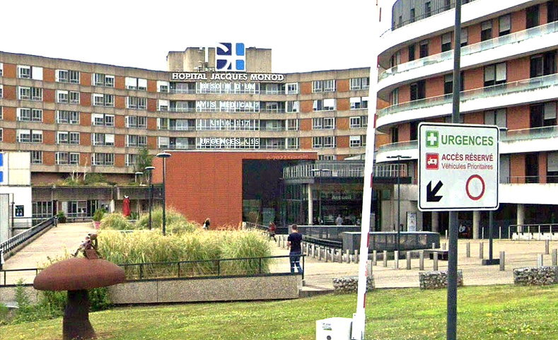 L'homme, blessé grièvement par balles, avait été déposé samedi soir par des inconnus au service des urgences du centre hospitalier Jacques Monod, à Montivilliers. Il est décédé ce dimanche - Illustration Google Maps