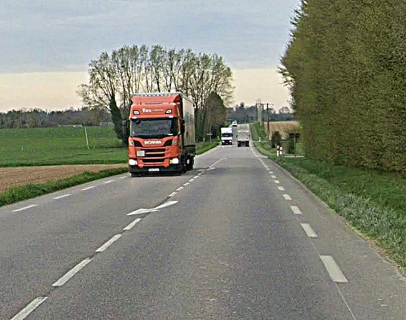 La collision frontale s’est produite sur la D27 qui relie Beuzeville et Lieurey