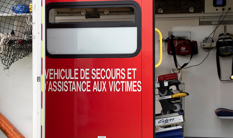 Les deux victimes ont été transportées à l'hôpital par les sapeurs-pompiers - Illustration Adobe Stock