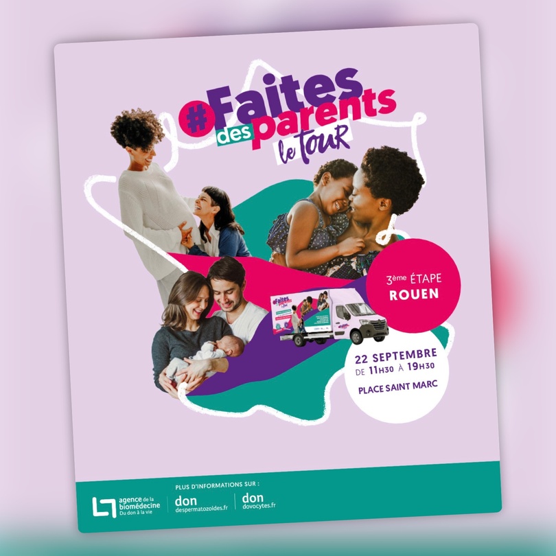 Rouen accueille le bus itinérant de la campagne nationale #FaitesDesParents
