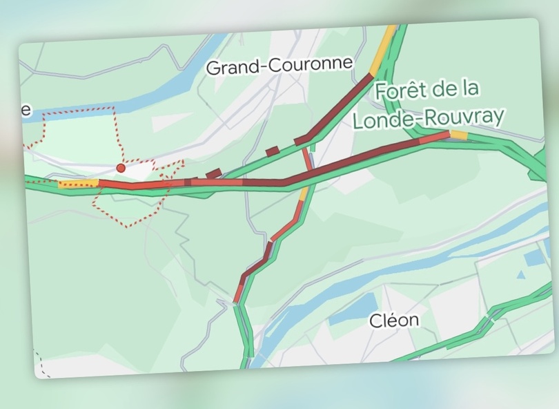 L'accident a entraîné de fortes perturbations sur l'A13