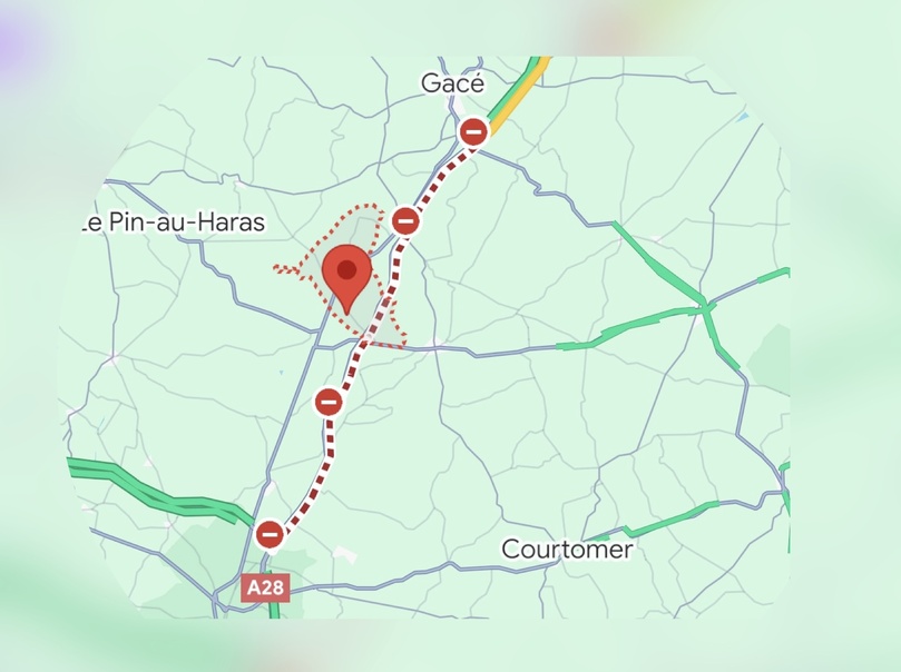Accident de poids lourd sur l’A28 dans l’Orne : circulation coupée dans les deux sens Accident de poids lourd sur l’A28 dans l’Orne : circulation coupée dans les deux sens