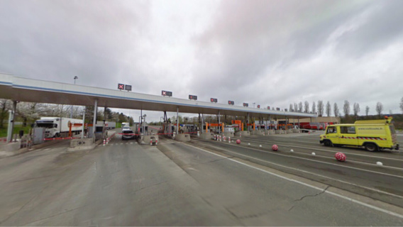 Le péage de la Gravelle sur l'A81 entre Laval et Vitré Le péage de la Gravelle sur l'A81 entre Laval et Vitré