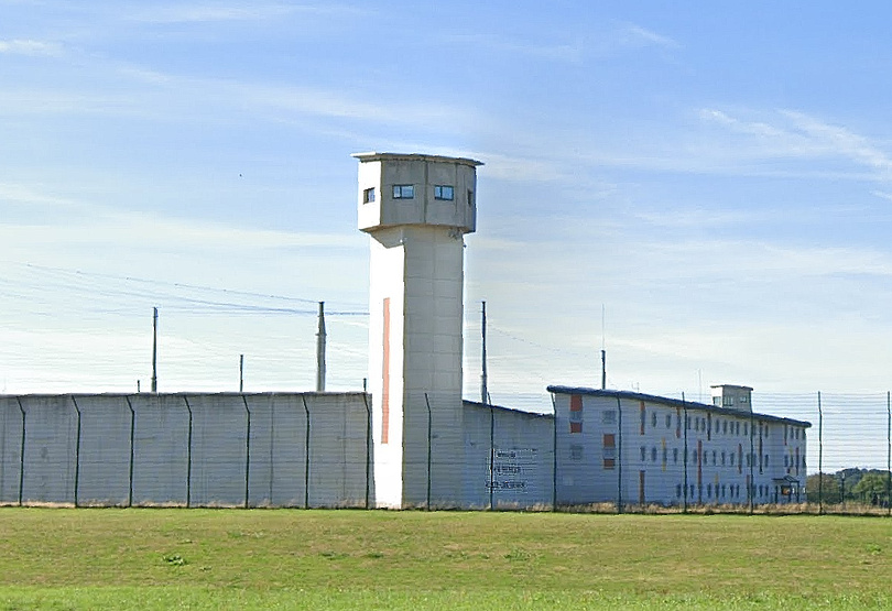 Le centre pénitentiaire d'Alençon, situé à Sablé-sur-Sarthe (Orne) a été ouvert en 2013 - Illustration Google Maps