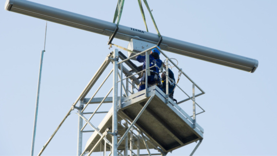 La nouvelle installation est désormais opérationnelle (Photo@Marine nationale) La nouvelle installation est désormais opérationnelle (Photo@Marine nationale)