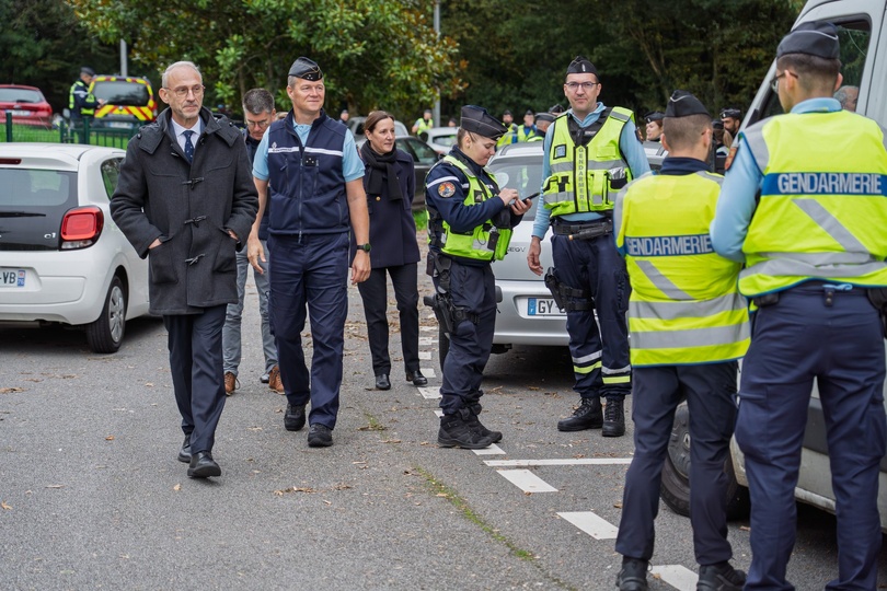 Le préfet de la Seine-Maritime a assisté à l’opération - Photo Préfecture 76