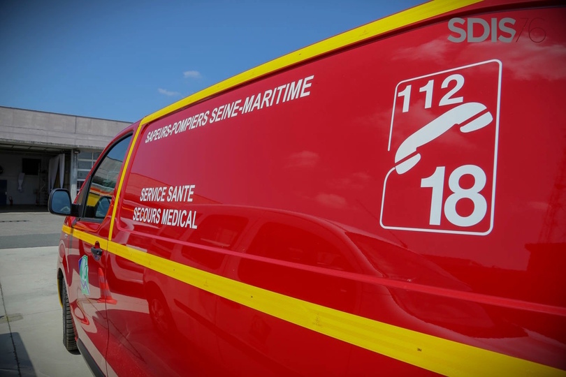 Les victimes ont été prises en charge par les sapeurs-pompiers. Trois d'elle elles ont été transportées vers un hôpital du secteur 6 Illustration Sdis76