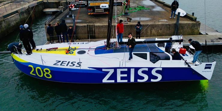 Le Class40 ZEISS sera inauguré en présence de la ministre et  d’Édouard Philippe, maire du Havre. - Photo  ZEISS