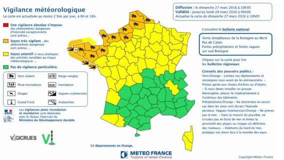 Tempête sur la façade maritime (Manche et mer du Nord) : appel à la prudence Tempête sur la façade maritime (Manche et mer du Nord) : appel à la prudence
