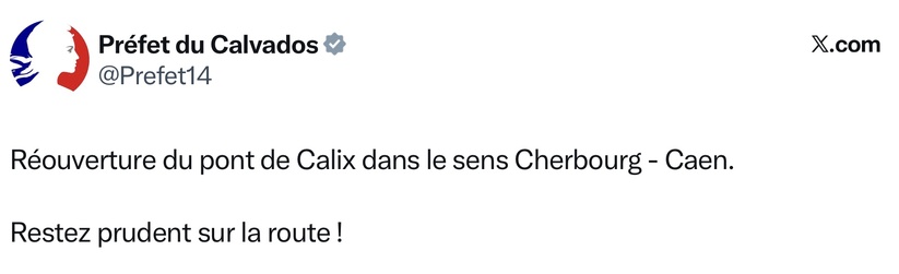 Sept véhicules impliqués dans un accident sur le viaduc de Calix à Caen : gros bouchons à l’heure de pointe Sept véhicules impliqués dans un accident sur le viaduc de Calix à Caen : gros bouchons à l’heure de pointe